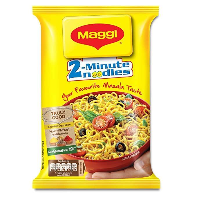 Maggi Masala Instant Noodles with Masala Sachet (Pack of 16