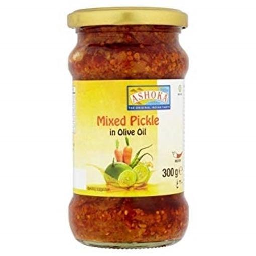 Ashoka Mixed Pickle in Olive Oil 300g - theMintLeaves.com