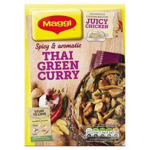 Maggi So juicy Thai Green Curry Chicken Recipe Mix 43g - theMintLeaves.com