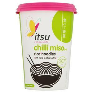 Itsu Chilli Miso Rice Noodles 63g - theMintLeaves.com