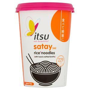 Itsu Satay Rice Noodles 63g - theMintLeaves.com