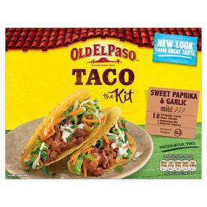 Old El Paso Sweet Garlic & Paprika Crunchy Taco Kit 308g - theMintLeaves.com