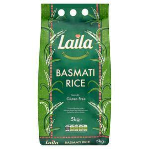 Laila Basmati Rice 5 Kg - theMintLeaves.com