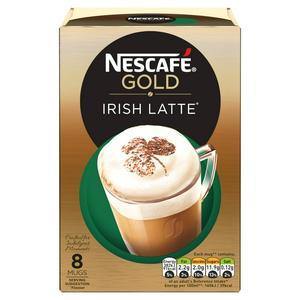 Nescafe Gold Irish Latte Instant Coffee (8 x Sachets 17g ) - theMintLeaves.com