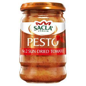 Sacla Sun Dried Tomato Pesto 190g - theMintLeaves.com