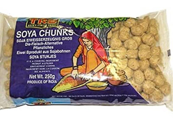 TRS Soya chunks or beans 250g - theMintLeaves.com
