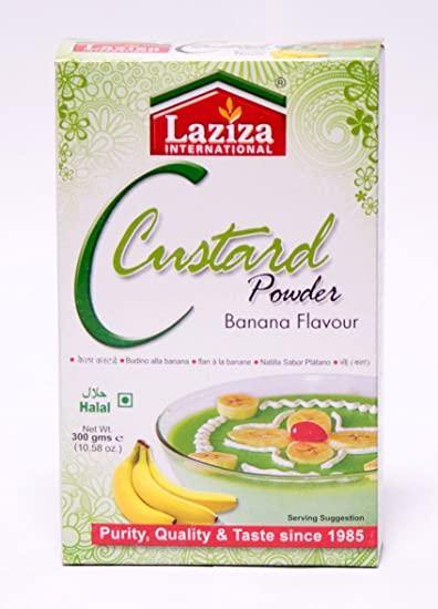 Laziza Banana Custard Powder 300g - theMintLeaves.com