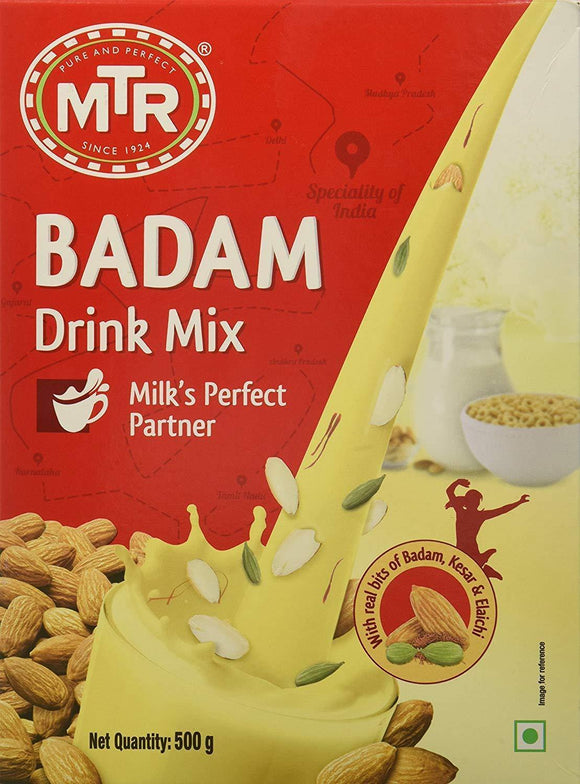 MTR Badam (Almond) Drink Mix 200g - theMintLeaves.com