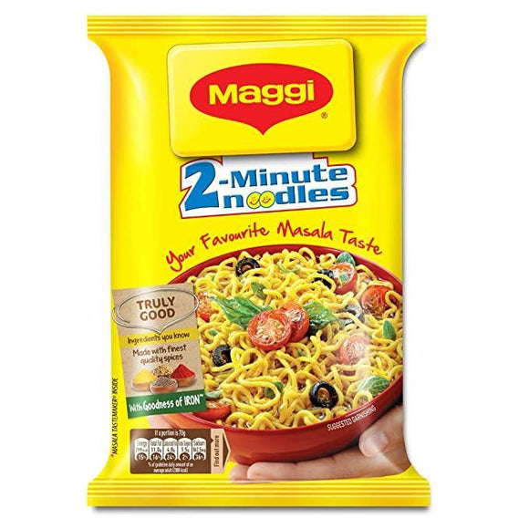 Maggi Masala Instant Noodles with Masala Sachet (Pack of 16) - theMintLeaves.com