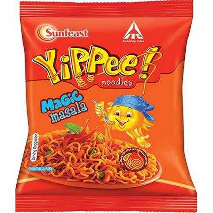 Yippe Magic Masala Instant Noodles with Masala Sachet (Pack of 16) - theMintLeaves.com