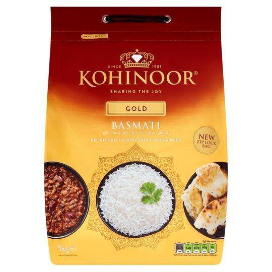 Kohinoor Gold Basmati Rice 5Kg - theMintLeaves.com