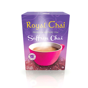 Royal Chai Premium Instant Saffron Chai Tea Bag With Sugar - theMintLeaves.com