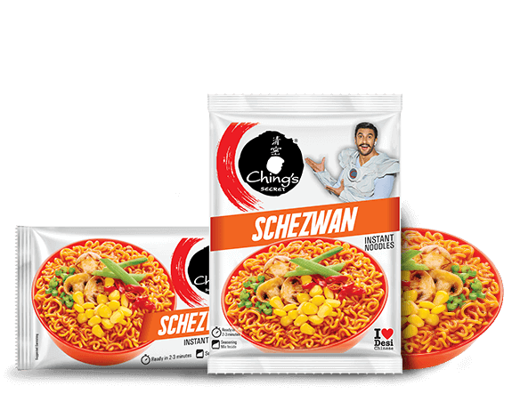 Chings Secret Schezwan Flavour Instant Noodles - 16 Packs - theMintLeaves.com