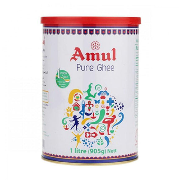 Amul Pure Butter Ghee for Cooking -1Ltr - theMintLeaves.com