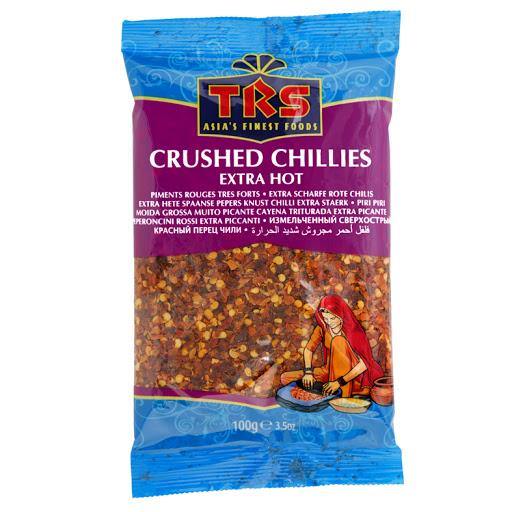 TRS Crushed Chillies ExtraHot - 100g - theMintLeaves.com