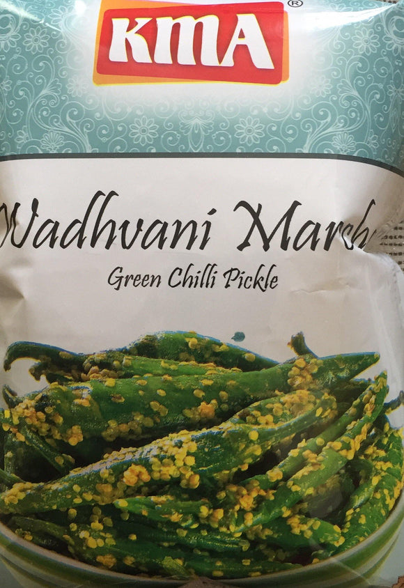 Wadhvani Marcha (Marinated Green Chilli) 200g - theMintLeaves.com