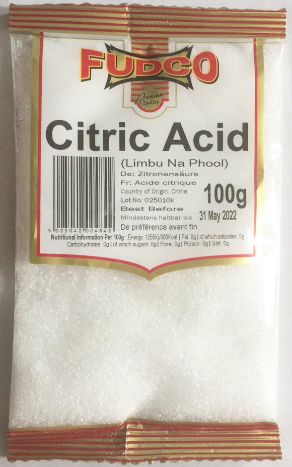 Fudco Citric Acid 100g - theMintLeaves.com