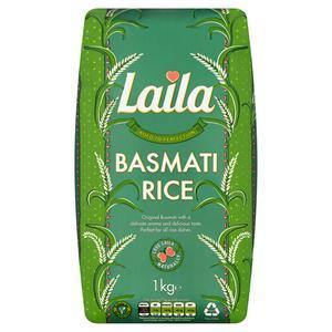 Laila Basmati Rice 1 Kg - theMintLeaves.com