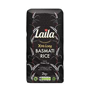Laila Extra Long Basmati Rice 1 Kg - theMintLeaves.com