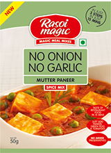 Rasoi Magic Mutter Paneer 50g - No onion No Garlic (Jain) - theMintLeaves.com