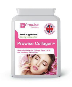 Prowise Pure Marine Collagen 600mg - 60 Capsules Made in UK with GMP - theMintLeaves.com