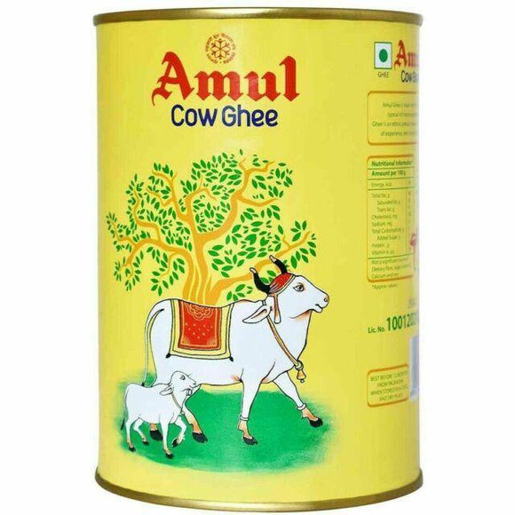 Amul Pure Cow Milk Ghee for Cooking -1Ltr - theMintLeaves.com