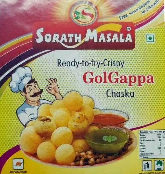 GolGappa Chaska - Ready to Fry Crispy Puri - theMintLeaves.com
