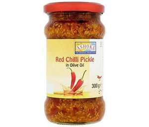 Ashoka Red Chilli Pickle in Olive Oil 300g - theMintLeaves.com
