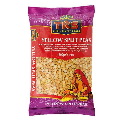 TRS whole Split Peas Yellow 500g - theMintLeaves.com